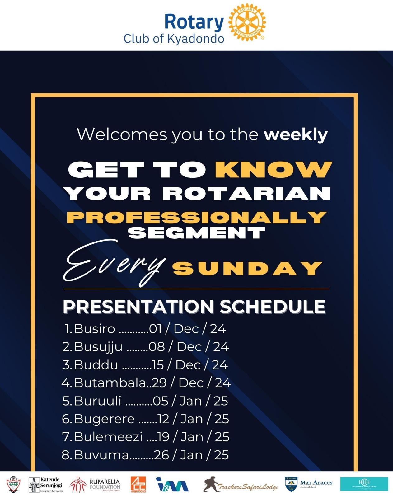Know your Rotarian